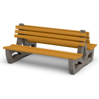 CONCRETE BENCH 158 ER Resysta exposed aggregate