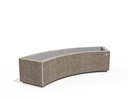 CONCRETE PLANTER 268 L exposed aggregate