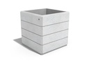 SQUARE CONCRETE PLANTER 73 exposed aggregate