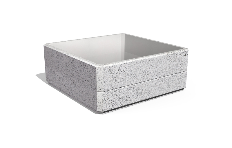 CONCRETE PLANTER 323 exposed aggregate