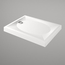 ART 80x120 Shower Tray Alpine White Glossy