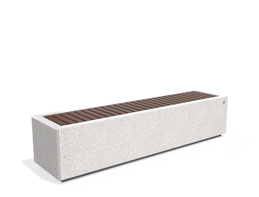 CONCRETE BENCH 268-I ES exposed aggregate