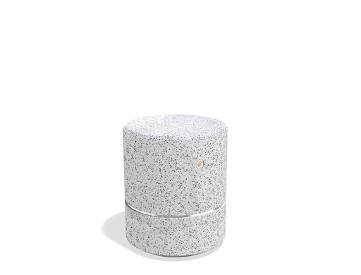 Concrete Stool 281 seat polished aggregate, sides exposed aggregate