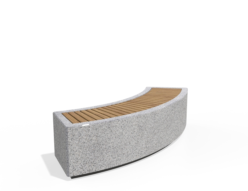 CONCRETE BENCH 268 K ES Exposed aggregate