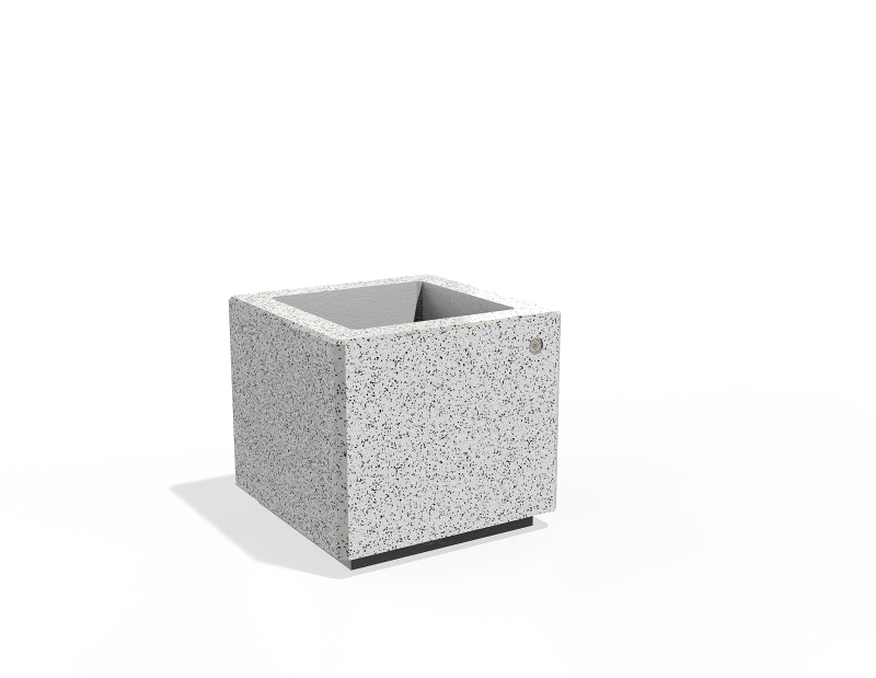 CONCRETE PLANTER 268 N exposed aggregate