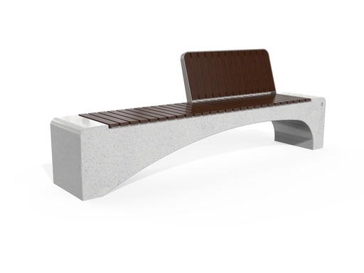 CONCRETE BENCH 247 ER Resysta exposed aggregate