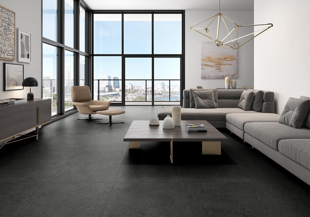 Atrium Anthracite Mat 595x595mm
